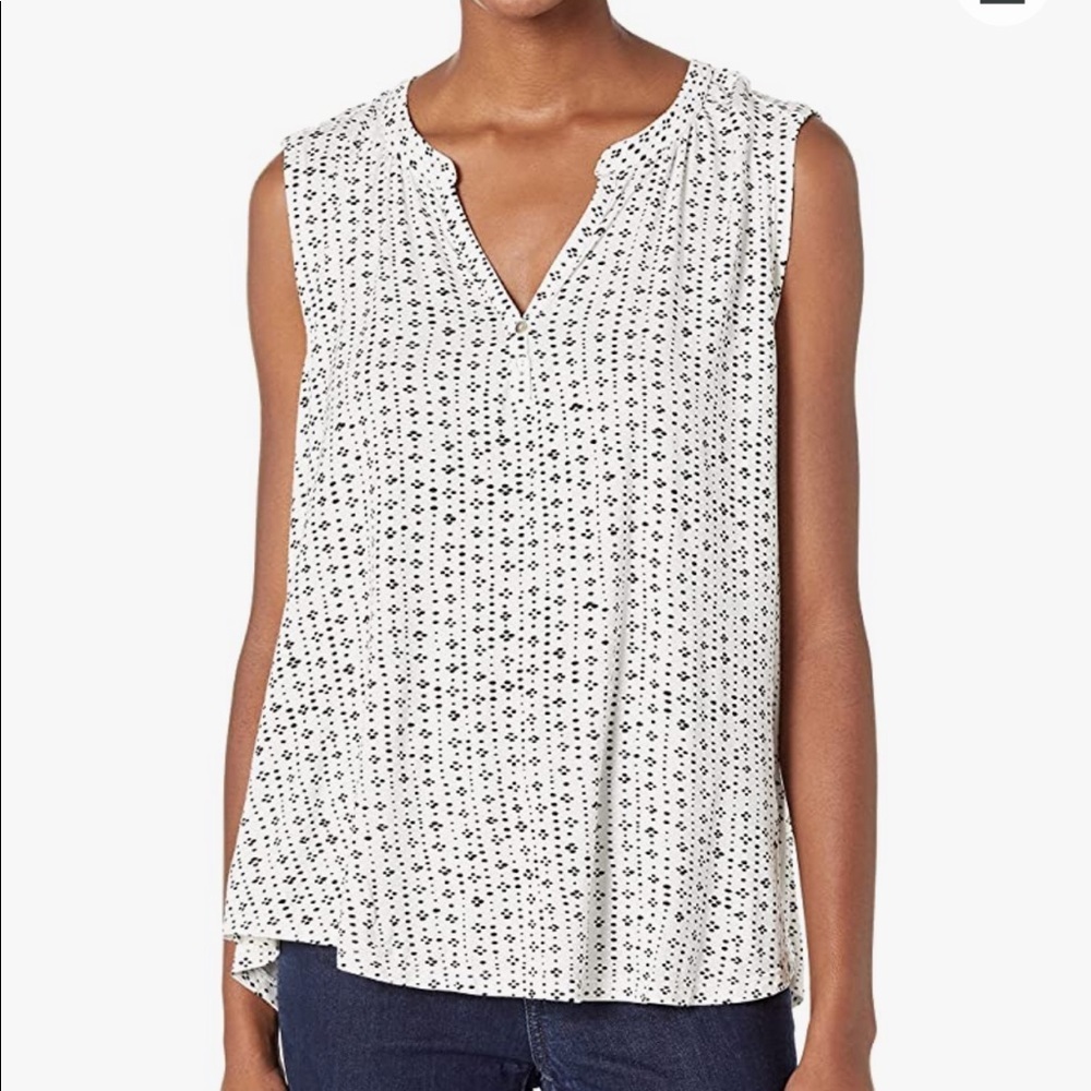 Eberjey sleeveless modal novelty print top